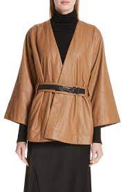 Zero Maria Cornejo Leather Wrap Jacket Nordstrom Wrap Jacket Coats Jackets Women Leather Wraps