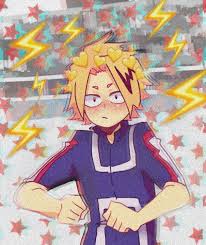 What kind of eyes does denki kaminari have? Kaminari Denki Human Pikachu Cute Anime Character My Hero Academia Episodes