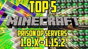 In prison minecraft servers like these, players are need to earn money (usually by mining and selling items on shops) to advance their rank. Top 5 Servidores No Premium De Prison Op 1 8 X 1 15 X Unete A Estos Servidores Ø¯ÛŒØ¯Ø¦Ùˆ Dideo
