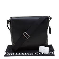Coach bags for women specifically have become a staple in the wardrobes of many due to its excellent craftsmanship, accessibility, and overall quality. Coach Black Signature Embossed Leather Charles Messenger Bag Coach Tlc