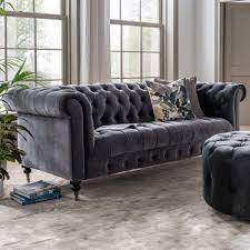 In fact, gray sofas may be the best option for a home boasting any design style as they pair well with all kinds of color schemes, and are timeless and. Windsor Grey Velvet 3 Seater Sofa