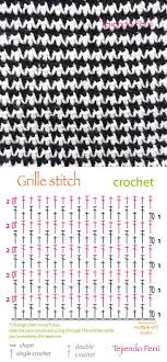 crochet patterns stitches crochet grille stitch diagram