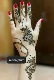 Pin By Manar Alsalti On Henna Art Unique Mehndi Designs Simple Arabic Mehndi Designs Modern Mehndi Designs