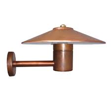 Sourcing guide for low voltage ceiling light: Tier Light Wall Mount Copper Low Voltage Moonlight Design