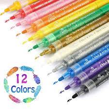 Shop Acrylic Paint Marker Set Sunvito Permane At Artsy Sister In 2021 Acrylic Paint Markers Paint Marker Pen Paint Pens For Rocks
