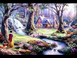 Check spelling or type a new query. Snow White Discovers The Cottage By Thomas Kinkade Youtube