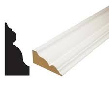 Alexandria Moulding 1 1 4 In X 2 3 4 In X 96 In Primed Mdf Crown Moulding Cr001 96096c The Home Depot Crown Molding Colored Ceiling Water Based Primer
