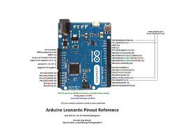 Arduino Leonardo Pinout Reference Arduino Arduino Sensors Arduino Projects