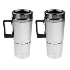 Huge color selection coffee travel mug with lid & straws for cold & hot drinks 2 X New Car Mug Travel Cup Mug Auto Heated Thermo 12v Water Heater Warmer Terbaru Juli 2021 Harga Murah Kualitas Terjamin Blibli