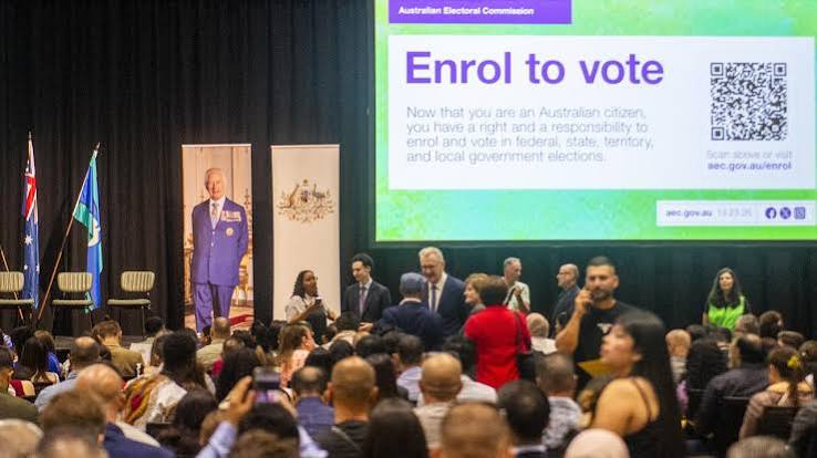 Citizenship ceremonies rush 'to clear backlog', not to target marginal seats, says Tony Burke | The Australian
