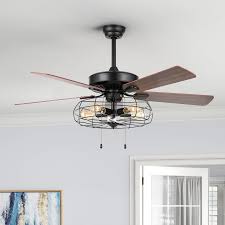 Check spelling or type a new query. 52 5 Light Industrial Caged Ceiling Fan With 5 Reversible Blades 2 Pull Chains Walmart Com Walmart Com