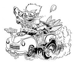 Rat Fink Hot Rod Coloring Cars Coloring Pages Bear Coloring Pages Coloring Pages