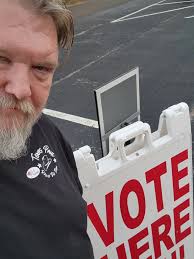 Tired, sweaty and a bit later than usual but got it done. There is time. Go  vote!