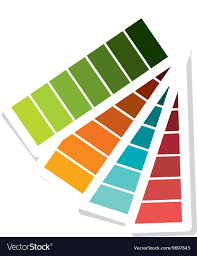 Pantone Colors Isolated Flat Design