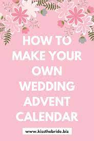 Trisha sprouse diy 'frozen 2' olaf gift bags. How To Make A Wedding Countdown Calendar Kiss The Bride Magazine