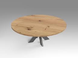 Tisch jason aus eiche massivholz mit eisengestell wohnen.de. Runder Esstisch Eiche Massiv Milan Steelwood Interior