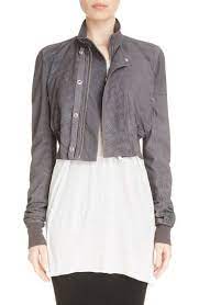 Rick Owens Blistered Leather Jacket Rickowens Cloth Leather Jacket Style Jackets Leather Jacket