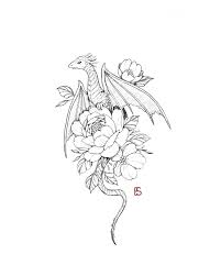 Dragons have been an important element of mythology for many cultures, from europe all pin by ilona nowak on tattoo | sleeve tattoos, dragon tattoo designs, dragon tattoo for women. Tattoo Artist Ella On Instagram Inktober Day 12 Dragon All Me Tattoo Small Dragon Tattoos Tattoo Artists Tattoos For Women Flowers