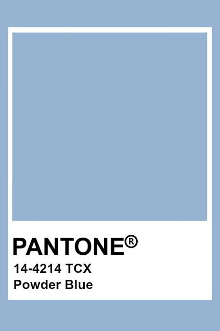 Pantone Powder Blue