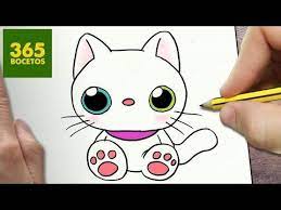 Como Dibujar Gato Kawaii Paso A Paso Dibujos Kawaii Faciles How To Draw A Cat Dibujos Kawaii Faciles Dibujos Kawaii Como Dibujar Un Gato