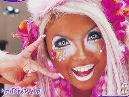 Japanese Yamanba Ganguro Extreme Makeup Look Japanese Fashion Trends Gyaru Weird Fashion