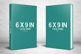 Free book mockup created in eight psd files. Two 6 X 9 Hardcovers Standing Psd Mockup Covervault