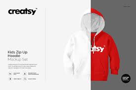 Download Kids Hoodie Zip Up Mockup Set Hoodie Mockup Mockup Free Psd Kids Hoodie