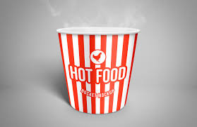 Download Hot Food Bucket Mockup Medialoot