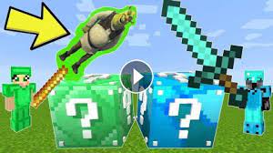Than the remaining options (0.6s vs 0.95s to mine by unenchanted diamond . Minecraft Diamond Vs Emerald Lucky Block Challenge Modded Mini Game
