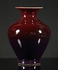 Some chinese antique pottery dates back more than two thousand years although much antique porcelain comes from the 15th century onward. Chinese Oxblood Vase Antique Chinese Vase Porcelain With Oxblood Red Glaze 11 High Vase Chinese Pottery Oxblood