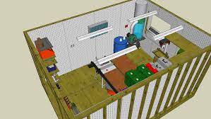 4×8 lean to, free shed plans. 12 X 16 Workshop Shed 3d Warehouse