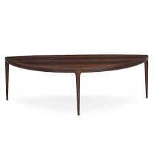 Teak root coffee table, organically shaped. Johannes Andersen Three Legged Organic Shaped Rosewood Coffee Table Mutualart