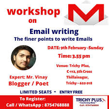 Workshop On Sunday Feb 9th Topic Email Writing How To Write Effective Professional Emails Enhance Your Ema In 2020 Email Writing Writing Skills Ielts