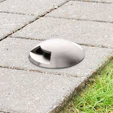 Spot Encastrable Dans Le Sol Led Helene In 2020 Floor Lights Driveway Lighting Flooring