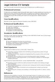 Each resume type is used for different purposes. Legal Advisor Cv Example Myperfectcv