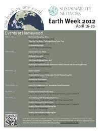 Earth Week S Calendar Of Events For The Homewood Campus Earth Week House In The Woods Water Challenge