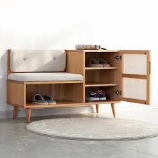 Maybe you would like to learn more about one of these? Upholstered Shoe Storage Cabinet With Door Entryway Shoe Cabinet Rattan Shoe Storage Bench