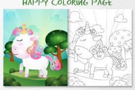 To download our free coloring pages, click on the image you'd like to color. Kids Coloring Pages Books 7 261 Free And Premium 2021 Creative Fabrica