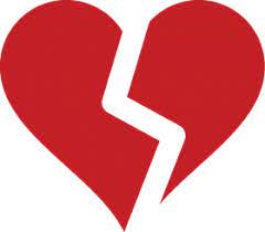 Broken Heart Silhouette Red Broken Heart Png Image With Transparent Background Png Free Png Images Broken Heart Symbol Broken Heart Broken Heart Images