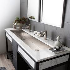 48 Inch Trough Bath Sink Rectangular Sink Bathroom Trough Sink Bathroom Drop In Bathroom Sinks