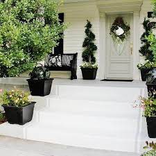 Total Front Step Transformation For Under 50 Front Porch Steps Front Step Concrete Front Steps