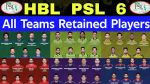 The wait is over now, and you can see all your favorite players in action on your tv or mobile screens if you have some doubts about how you. All Team S Retained Players List For Psl 2021 Psl 6 Draft L Psl 6 Schedule Venue And Fixture Youtube