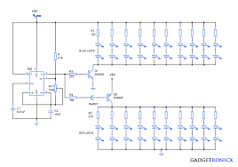Symbol definitions are as follows: Attractive Led Lighting Circuit Diagram Gadgetronicx