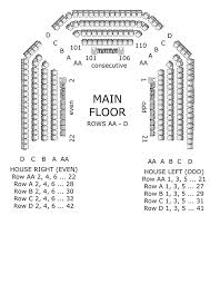 Seating Charts College Of The Arts Csuf