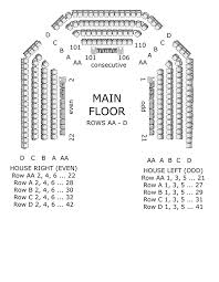 seating charts college of the arts csuf