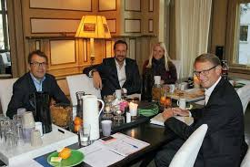 Maybe you would like to learn more about one of these? Crown Prince Haakon And Crown Princess Mette Marit At Meeting