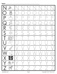 Here's a set of printable alphabet letters coloring pages for you to download and color. Alphabet Handwriting Worksheets A To Z Pdf