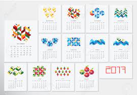Free download of calendar template software creating temp 9.0, size 3.00 mb. Creative Monthly Calendar 2017 Vector Eps10 Template Set Of 12 Months Can Be Used For Web And Print Design Card Banner Poster Label Bookmark Royalty Free Cliparts Vectors And Stock Illustration Image 76433128