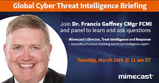 Mimecast على X: "Join us today as #security experts Meni Farjon, Michael  Madon, @JCDSecurity, Dr. Francis Gaffney, @eladschulman come together to  talk and answer questions about the latest COVID-19 based #cyberattacks and