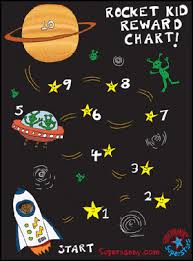 Reward Charts 3 To 5 Year Olds Rocket Kid Supernanny